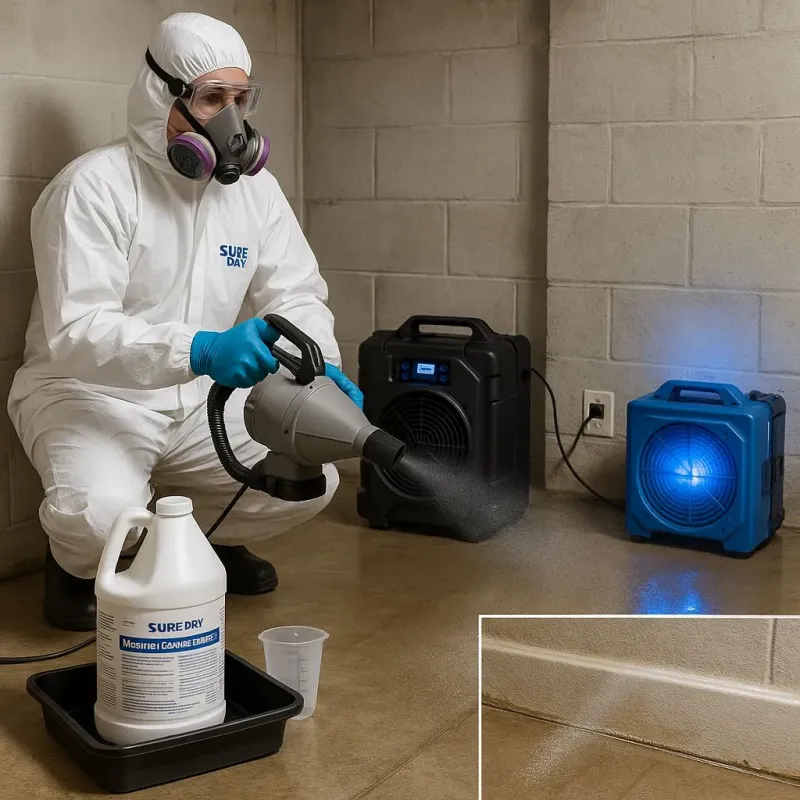 Sanitization and Odor Removal process in Grove, OK